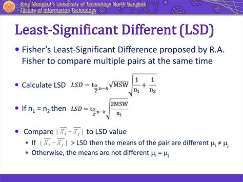 least significant difference in r